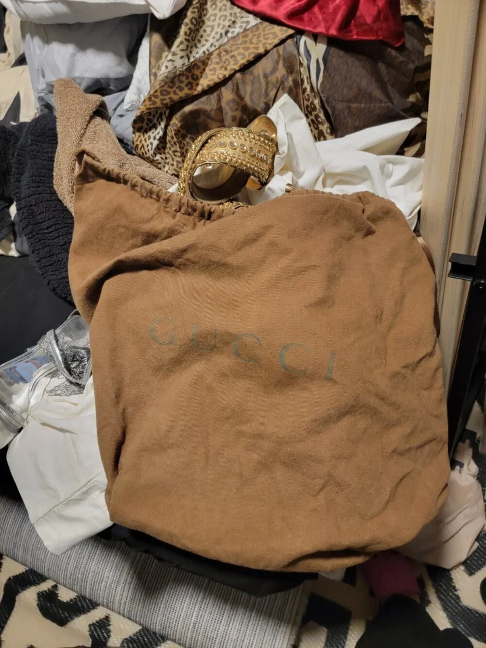 Authentic Gucci Brown Monogram Bag